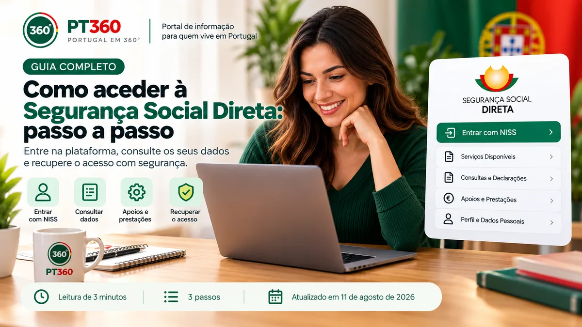 Guia PT360: como aceder à Segurança Social Direta, passo a passo